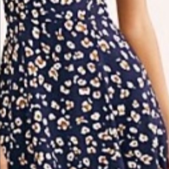 Navy floral dress - Picture 2 of 2